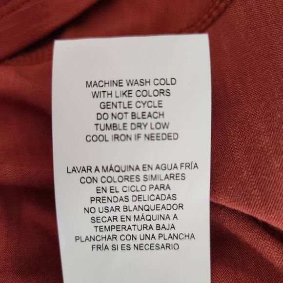 Mason & Belle Burnt Sienna Eyelet Lace Cottagecore Top NWT Size Small - Picture 9 of 10